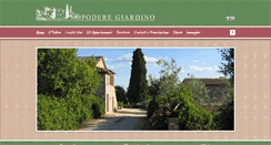 Desktop Screenshot of poderegiardino.it